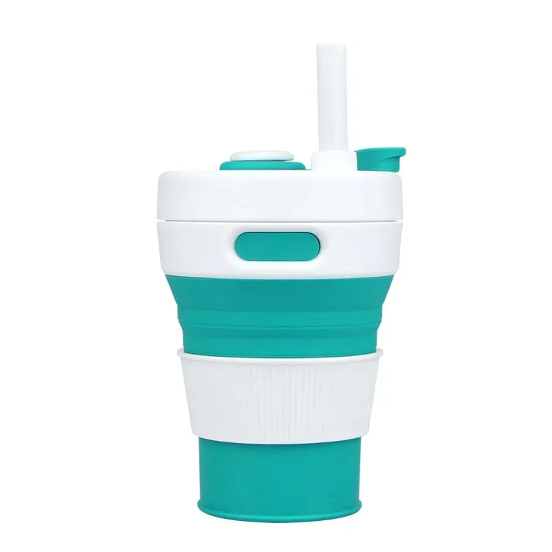 Reusable Portable Sip-and-Go Collapsible Cup