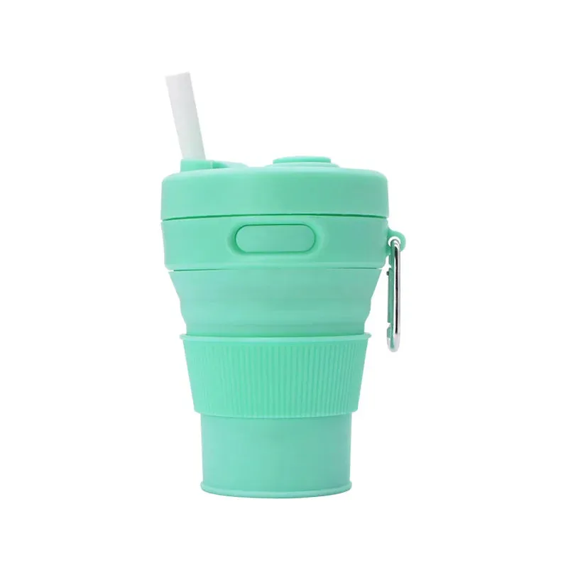 Reusable Portable Sip-and-Go Collapsible Cup