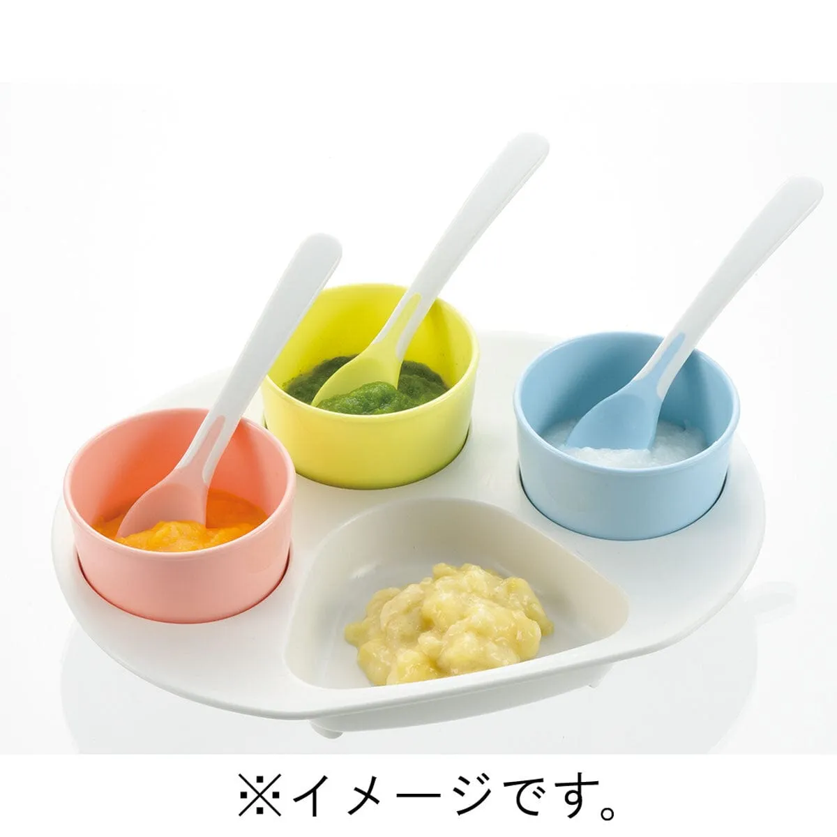 Richell - T.L.I Try Series Baby Food Starter Tableware Set