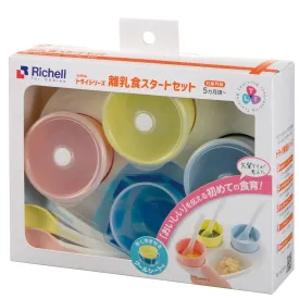 Richell - T.L.I Try Series Baby Food Starter Tableware Set