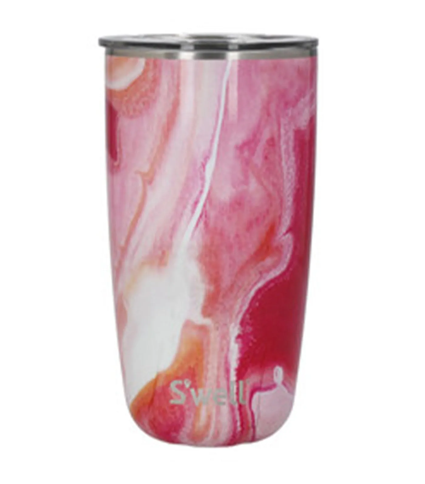 Rose Agate Insulated Tumbler with Lid 530ml