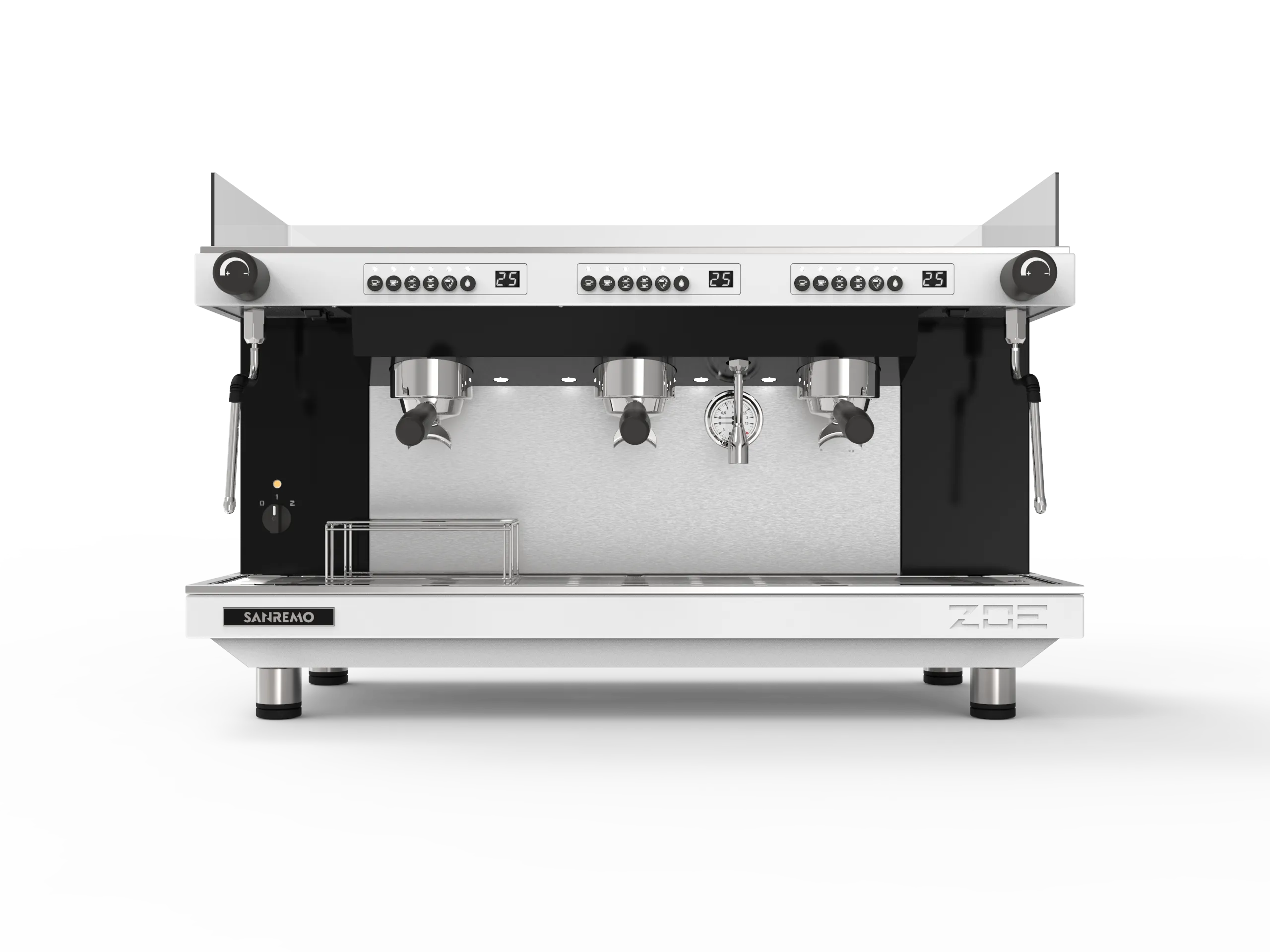 Sanremo | ZOE Competition Tall Espresso Machine 3 Groups – White/Black