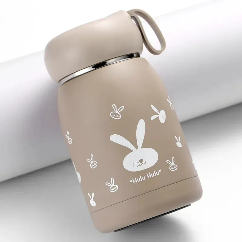 SINOTAO  -  1pc 320ml Rabbit Cute Insulating Bottle Portable Home Female Office Water Cup Stainless Steel Insulated Coffee Cup Vacuum Bottle