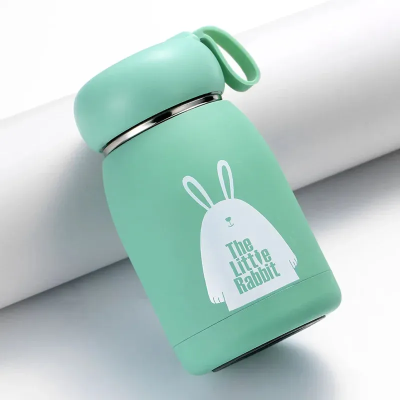 SINOTAO  -  1pc 320ml Rabbit Cute Insulating Bottle Portable Home Female Office Water Cup Stainless Steel Insulated Coffee Cup Vacuum Bottle