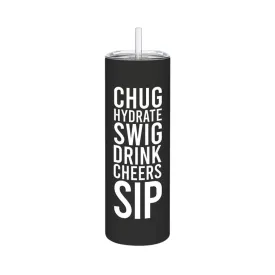 Skinny Tumbler with Straw - Chug