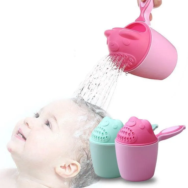 SplashGuard Baby Shampoo Rinse Cup – Gentle Hair Wash for Kids