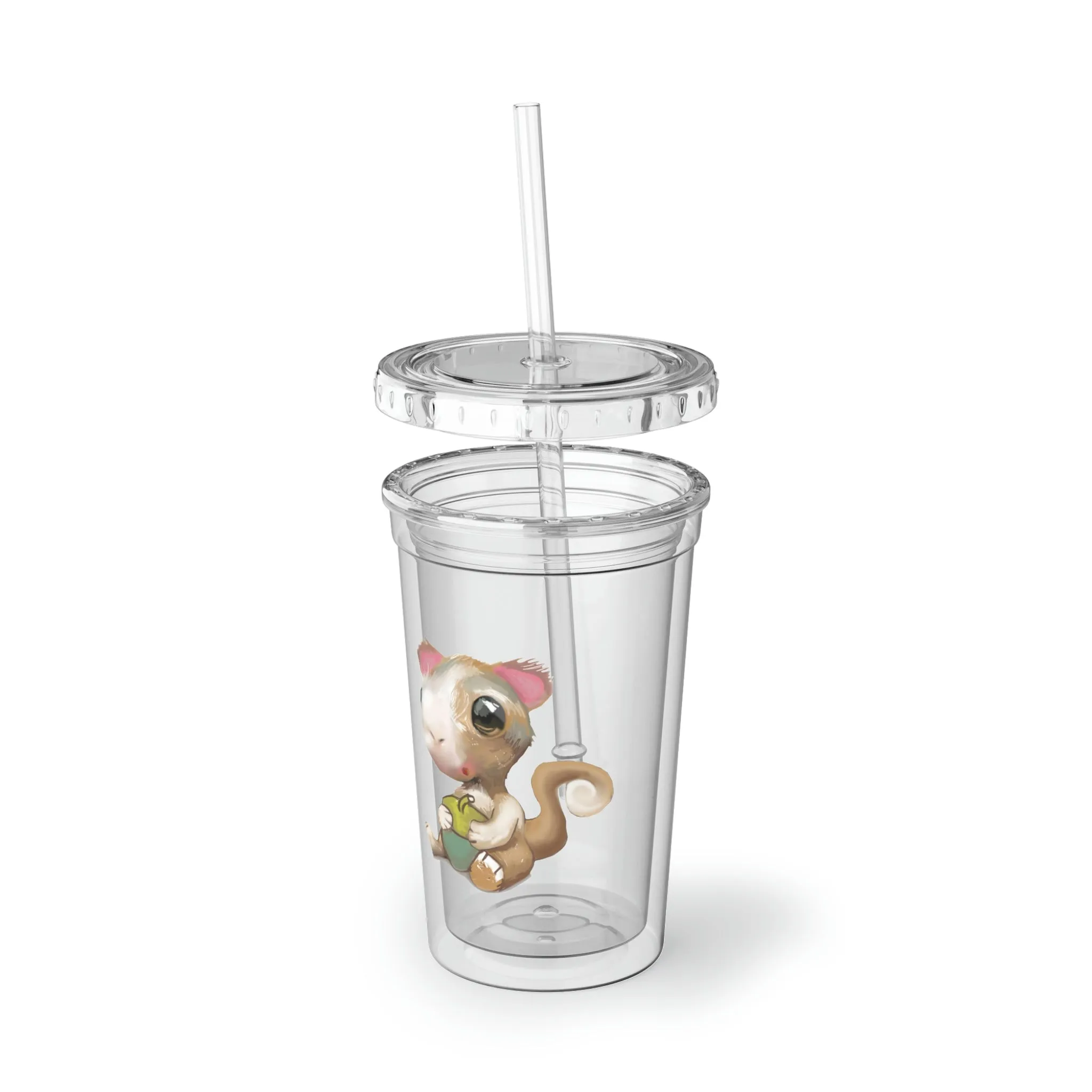 Squirrel Suave Acrylic Cup