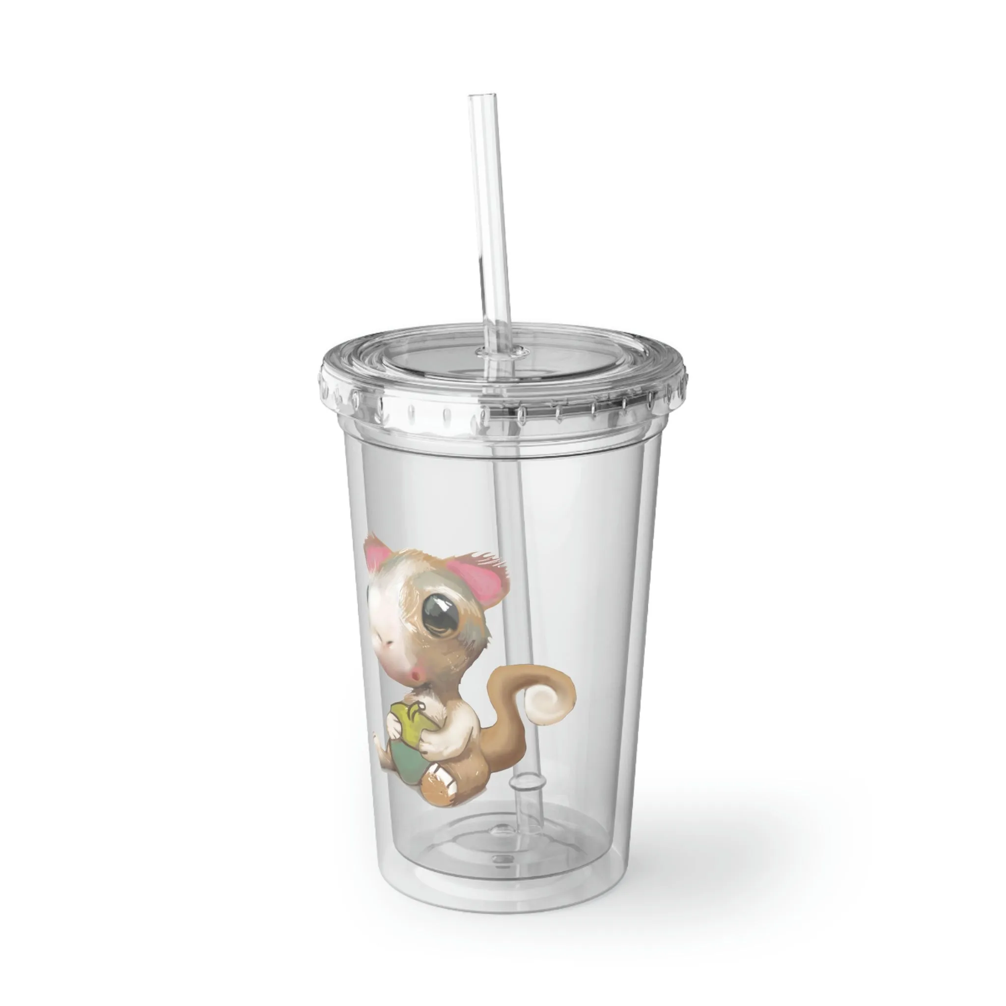 Squirrel Suave Acrylic Cup