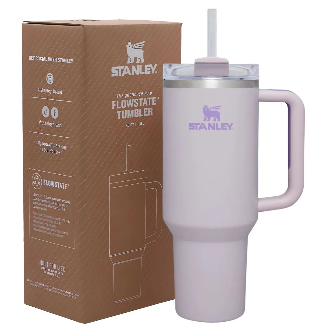 Stanley 40 oz Tumbler Cup With Handle and Straw