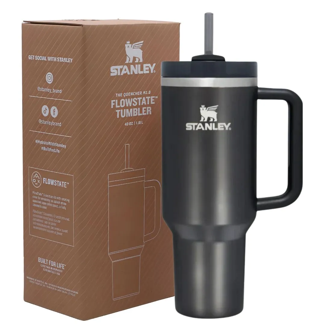 Stanley 40 oz Tumbler Cup With Handle and Straw