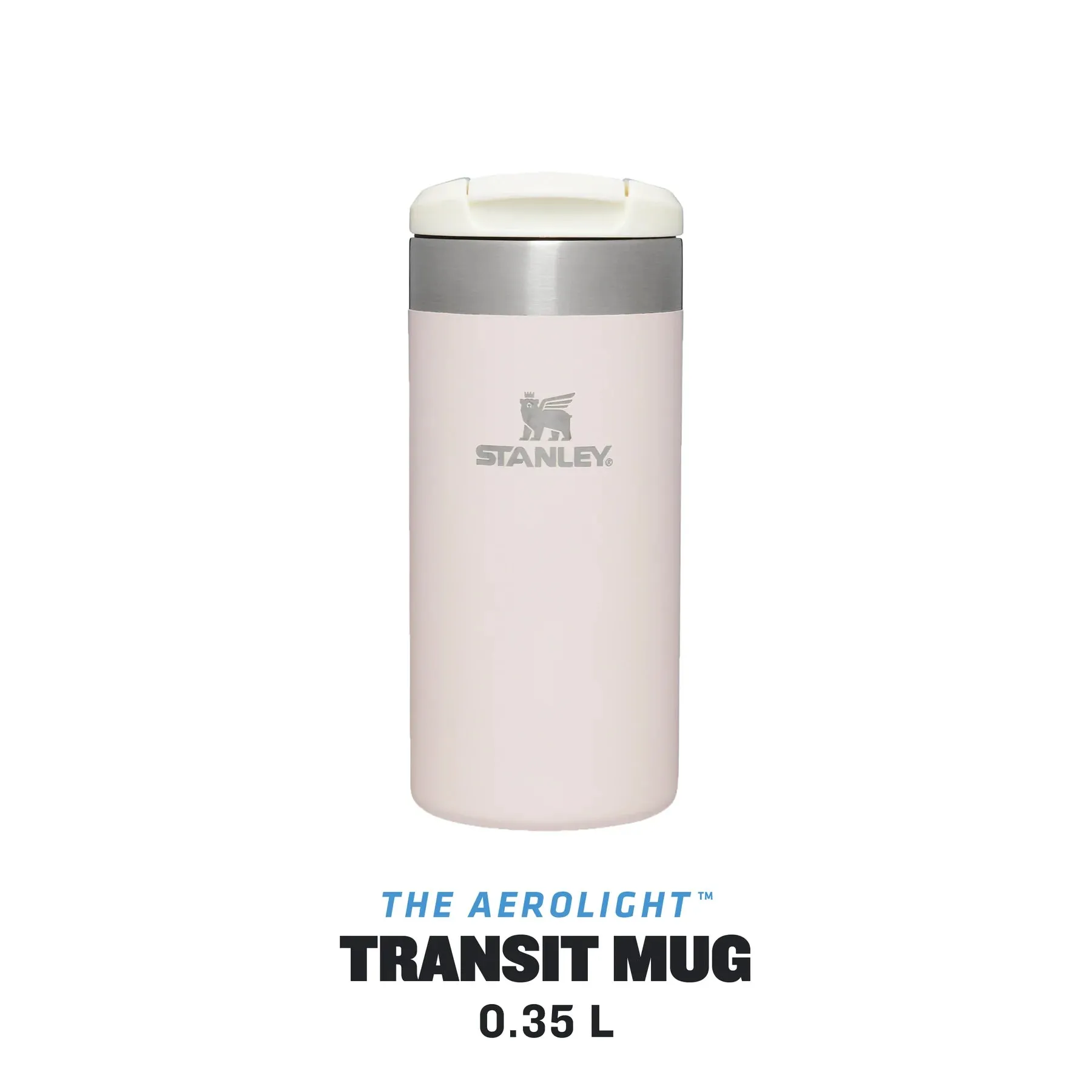 Stanley Aerolight™ Transit Mug | 0.35L Rose Quartz Metallic