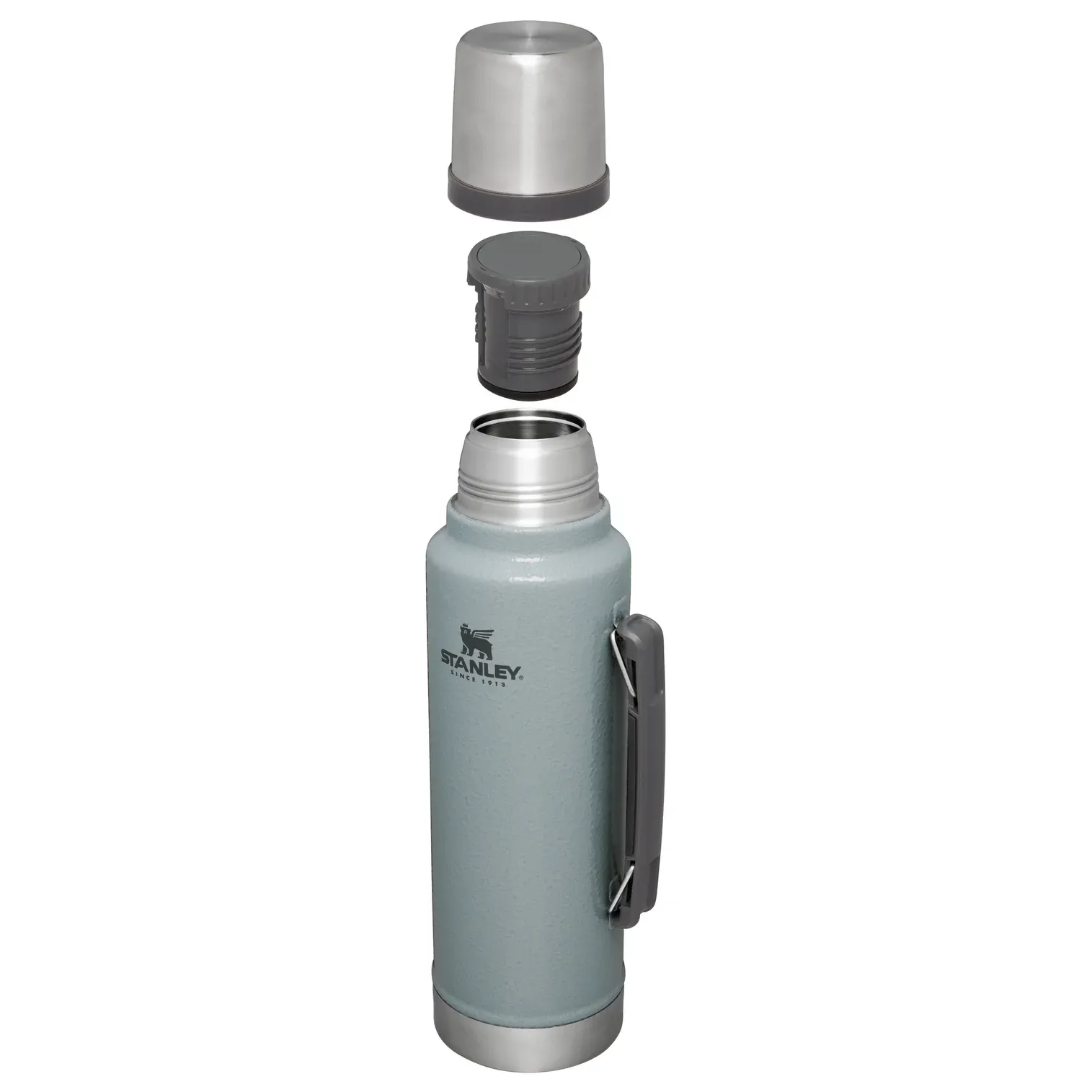 Stanley Classic Legendary Bottle | 1.5 QT, Hammertone Silver