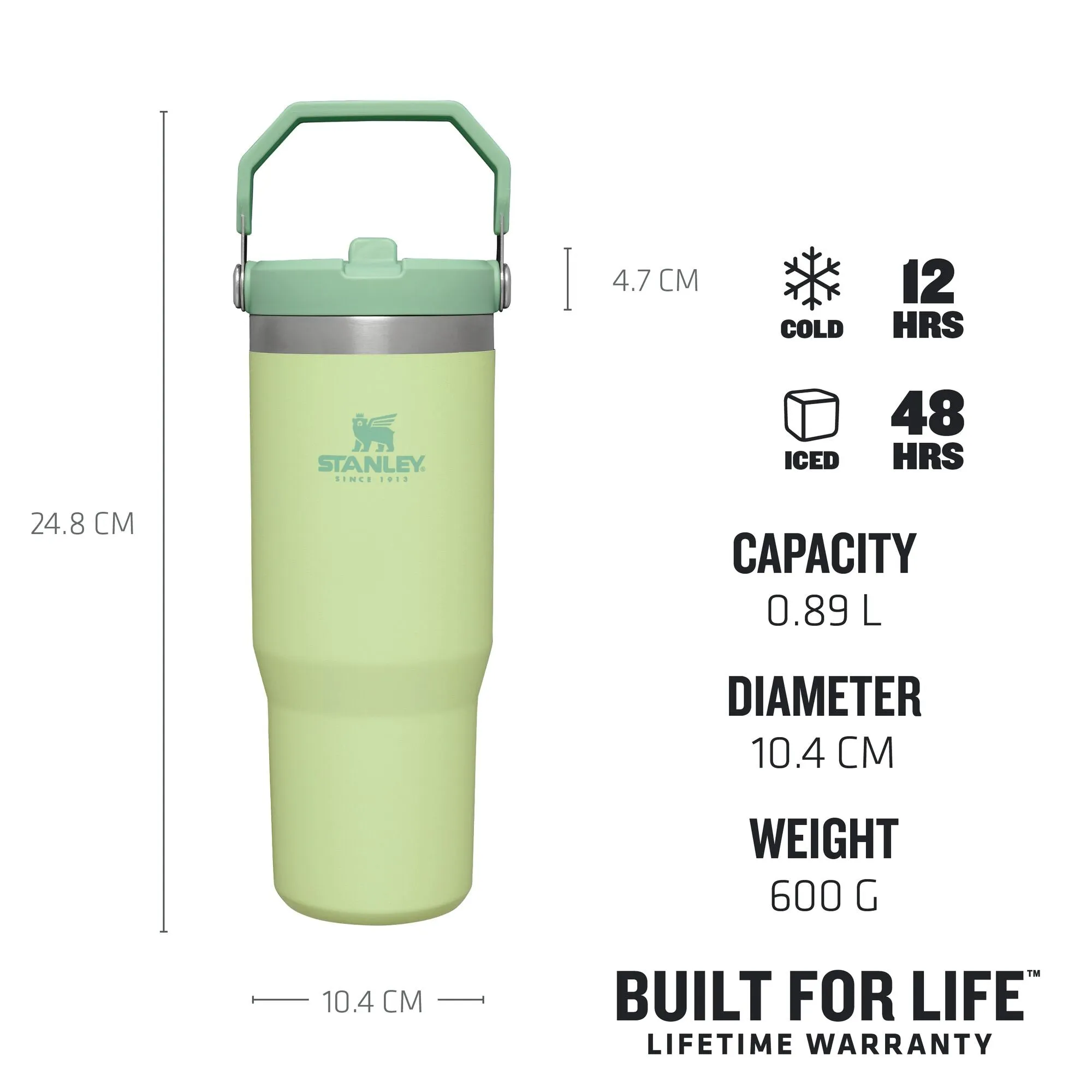 stanley | the iceflow™ flip straw tumbler 0,89 l