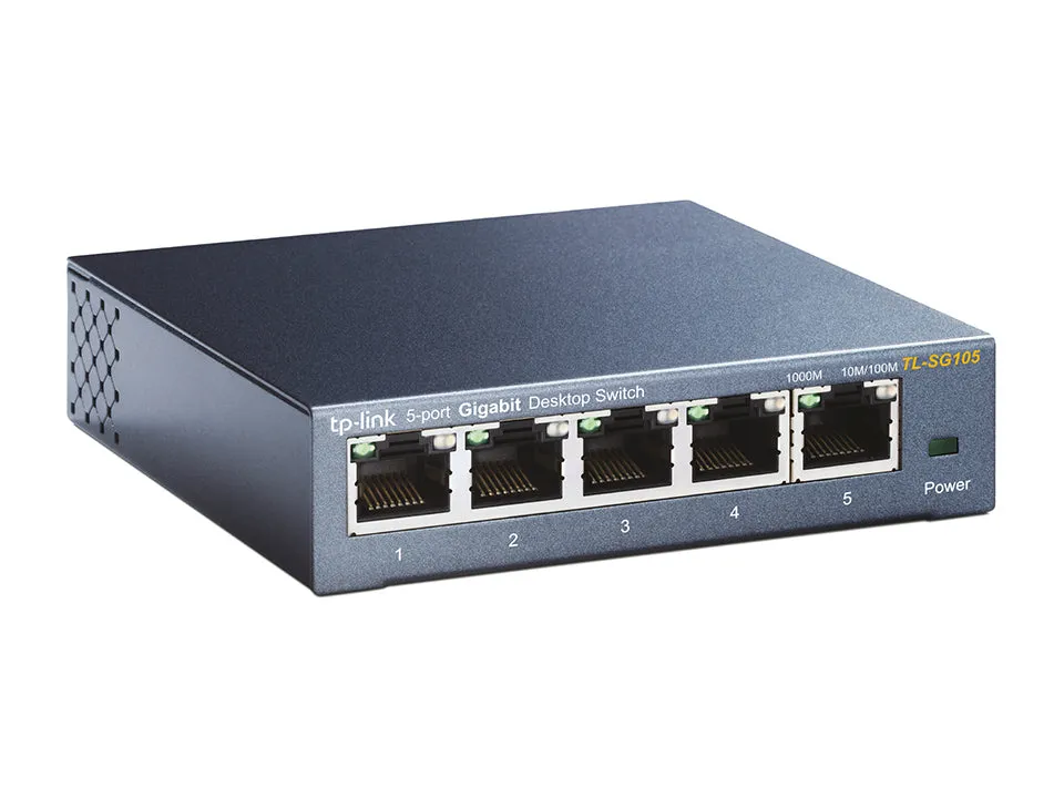 Tp-Link Switch Tl-Sg105 - 5 Ports - 5X Ge (10/100/1000)