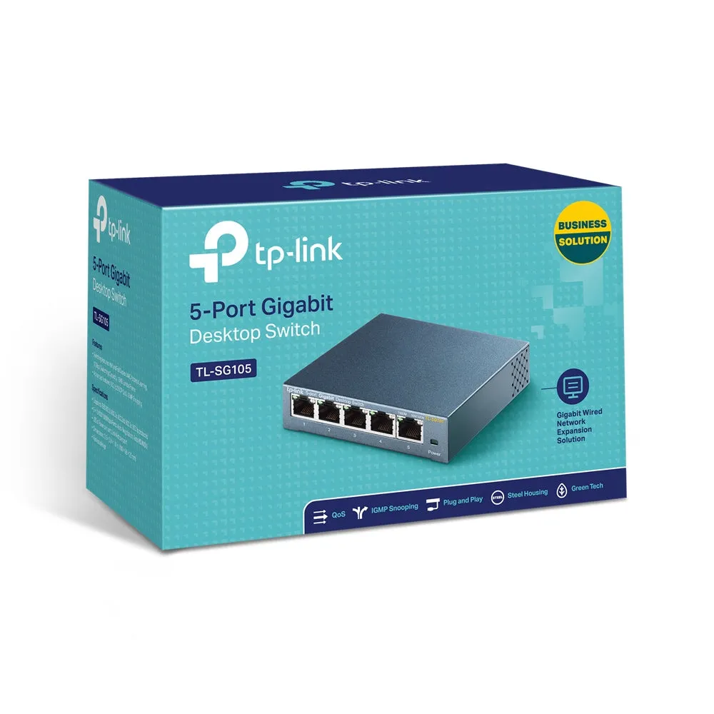 Tp-Link Switch Tl-Sg105 - 5 Ports - 5X Ge (10/100/1000)