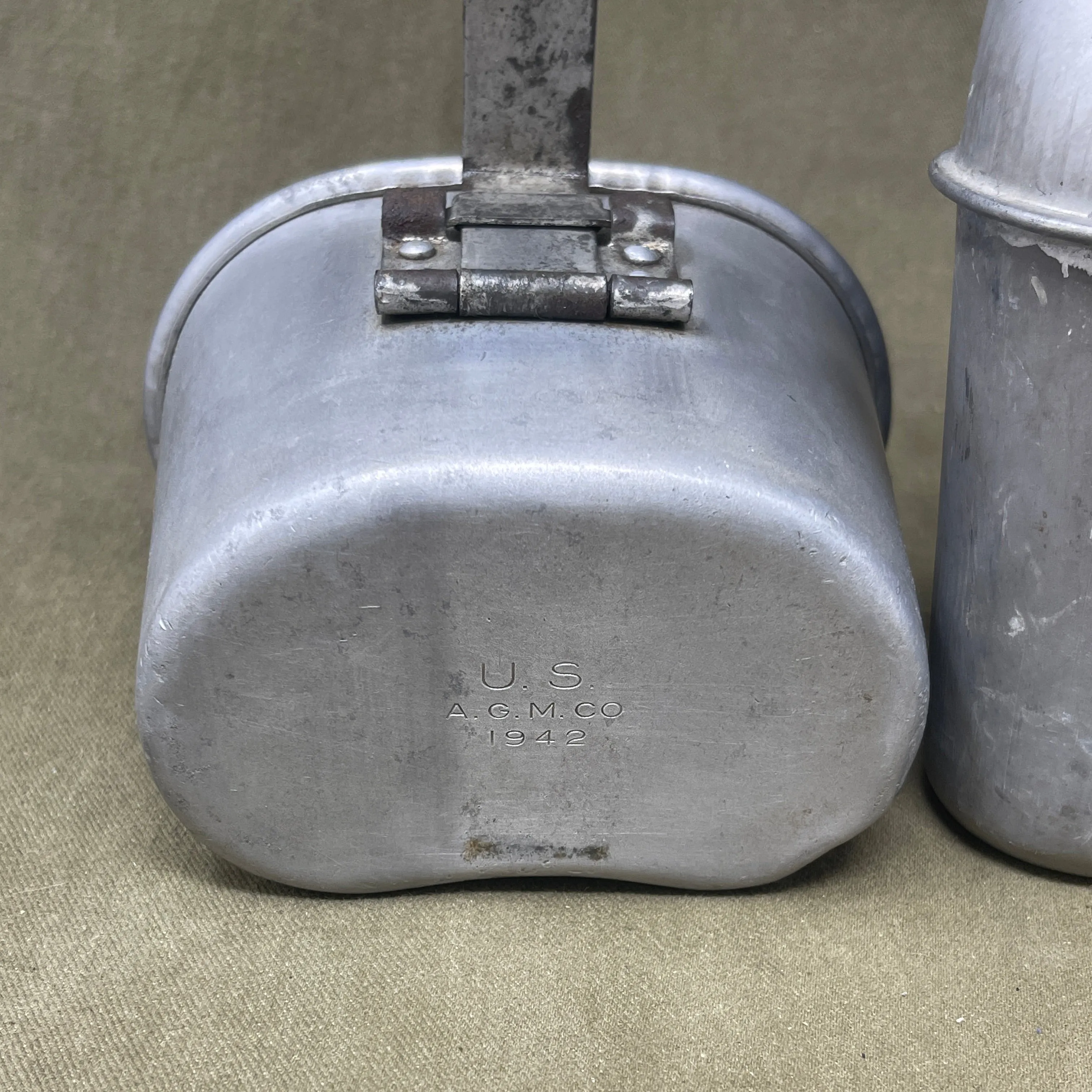 US Army 1942 Dated  Water Canteen and Cup