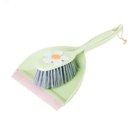 Vigar 32cm Florganic Dustpan & Brush Set Dust/Dirt Cleaner w/ Rubber Lip