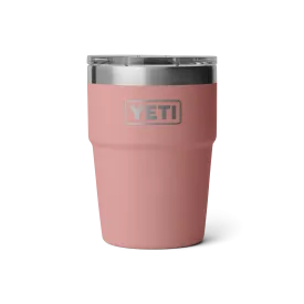 Yeti Rambler 16oz/473ml Stackable Cup - Sandstone Pink