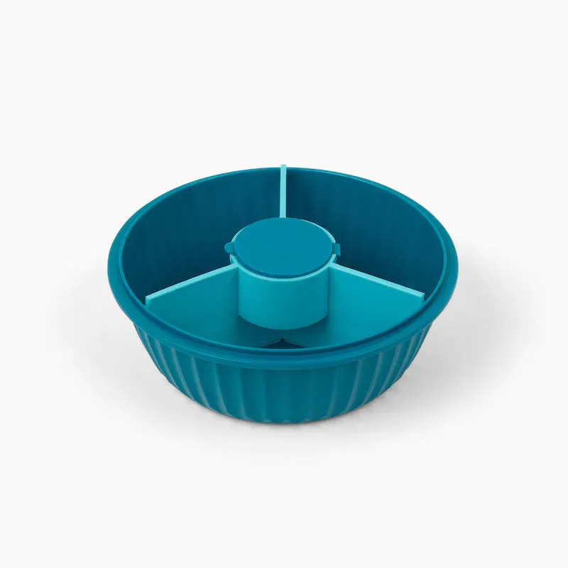 Yumbox Leakproof Divided Poke Salad Bowl - Lagoon Blue