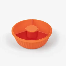 Yumbox Leakproof Divided Poke Salad Bowl - Tangerine Orange